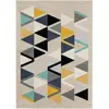 Tapis de Salon à Poils Courts et Doux Scandinave Moderne Multicolore 120 x 170 cm - Surya