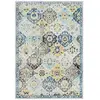 SURYA Tapis vintage oriental multicolore bleu 160x220 cm INES