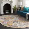 Surya - Tapis Oval Vintage Oriental Multicolore/Orange 200x275 cm