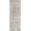 Surya Tapis de couloir vintage oriental multicolore gris 80x220 cm LOU