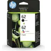 HP PACK N°62 + 10 FEUILLES + 5 ENVELOPPES
