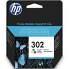 Cartouche d'Encre HP 302 Trois Couleurs Authentique (F6U65AE) 