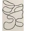 Surya Tapis scandinave bohème blanc noir 152x213 cm LYLOU