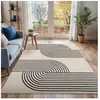 Surya Tapis scandinave moderne blanc noir 152x213 cm CONSTANCE