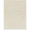 Surya Tapis Shaggy Moderne Beige/Blanc 200x275
