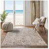Surya LIVABLISS Tapis Lavable Machine Vintage Oriental CLARA 160x213cm Marron/Gris