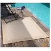 SURYA Tapis d'Extérieur/Intérieur Aspect Jute Beige 120x170