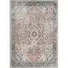 Surya - Tapis Vintage Lavable en Machine Marron/Ivoire 120x170 cm