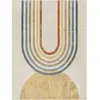 SURYA Tapis Scandinave Moderne Lavable en Machine Multicolore/Beige 120x170