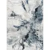 SURYA LIVABLISS Tapis de Salon à Poils Courts Doux Abstrait Moderne EMMA 160x220cm Bleu/Gris