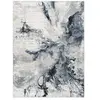 SURYA Tapis de Salon à Poils Courts Doux Abstrait Moderne EMMA 200x275cm Bleu/Gris
