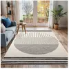 Surya - Tapis Scandinave Moderne Blanc/Noir 130x170 cm