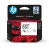 HEWLETT-PACKARD HP Cartouche d'encre originale 651 Cyan/Magenta/Jaune TU