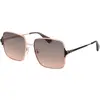 Lunettes de Soleil - MAX & CO - MO0072 - 33B shiny pink gold - Métal - Femme