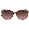 Guess GU7882 Lunettes, Dark Havana, 55/15/135 pour femme, Dark Havana