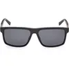 Lunettes Timberland TB00006 noir mat verres polarisés fumés