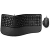 Ensemble clavier Noir et souris filaire ergonomique Noir Microsoft
