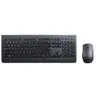 Lenovo 4X30H56828 Clavier RF sans Fil QWERTY Anglais Britannique Noir