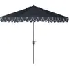 Safavieh Parasol de Patio Métal, Marine et Blanc, 255 X 255 X 248 Cm