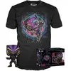 Figurine Funko Pop et Tee Marvel Blacklight Black Panther S