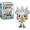 Funko Sonic The Hedgehog - Figurine POP! Silver The Hedgehog (FL) 9 cm