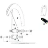 Mavic Rayons Gauches Cosmic Pro Carbon Sl C Disc 12 Unités