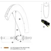 Mavic Rayons Gauches Comete Pro Carbon Sl Ust Disc 2 Unités 254 mm