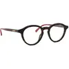 Lunettes de soleil Gucci  GG1871O Cadres Optiques, Havana/Transparent, 49 mm