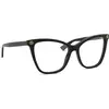 Lunettes de soleil Gucci  GG1817O Cadres Optiques, Noir/Transparent, 55 mm