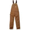 Carhartt - Bib Overall - Pantalon de loisirs taille 34 - Length: 34, brun