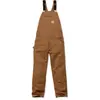 Carhartt - Bib Overall - Pantalon de loisirs taille 30 - Length: 30, brun