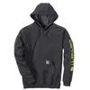 Sweatshirt CARHARTT Sleeve Logo Hooded Gris Foncé T.XS - K288-026-XS XS