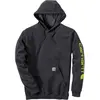 Sweatshirt CARHARTT Sleeve Logo Hooded Gris Foncé T.XL - K288-026-XL XL