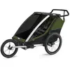 Thule - Poussette/remorque multisports - Chariot Cab2 Cypresgreen  - Vert