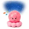 Lilikim Petite veilleuse nomade bébé poulpe rose