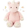 Peluche musicale - Cloud B - Ella la licorne rose - Sons apaisants - Bruit blanc