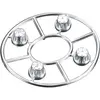 Axial AX8080 Hub Cover Set Satin Chrome (4)