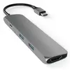 SATECHI Multiports Slim USB-C Argent