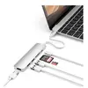 Adaptateur Satechi Multi-port Type-C Slim V2 Argent