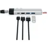 Adaptateur Satechi Hub Pro Type-C avec Ethernet et HDMI 4K Argent