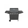CONCEPT USINE Barbecue a gaz, 4 brûleurs, plus brûleur latéral TALLAHASSEE