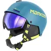 Casque Marker Vijo+ bleu jaune avec lentille miroir bleu enfant - 47-51