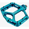 Pedales plates race face atlas bleu turquoise