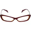 Cadre de spectacle pour femmes Alexander McQueen AMQ-4163-W0B Ø 52 mm 