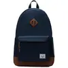 Sac à dos Herschel Heritage, sac à dos unisexe bleu marine One size naval