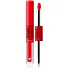 NYX PROFESSIONAL MAKEUP Shine Loud pro pigment lip shine #rebel in red
