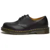 Dr. Martens 1461 59, Derby homme;mixte adulte - Noir (Black Smooth/Orange), 43 EU