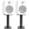 Kanto SP9 Universal Desktop Speaker Stands - 9 inch - 2 Pack - Steel (Black)