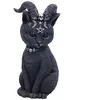 Nemesis Now Pawzuph Figurine en polyrésine, Noir et Argent, 11 cm B5148R0
