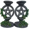 Nemesis Now AGED PENTAGRAM CANDLESTICKS 13.4CM